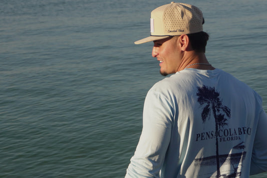 Pensacola Beach Palm Tree Long Sleeve