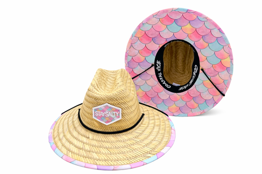 Mermaid Scale Straw Hat