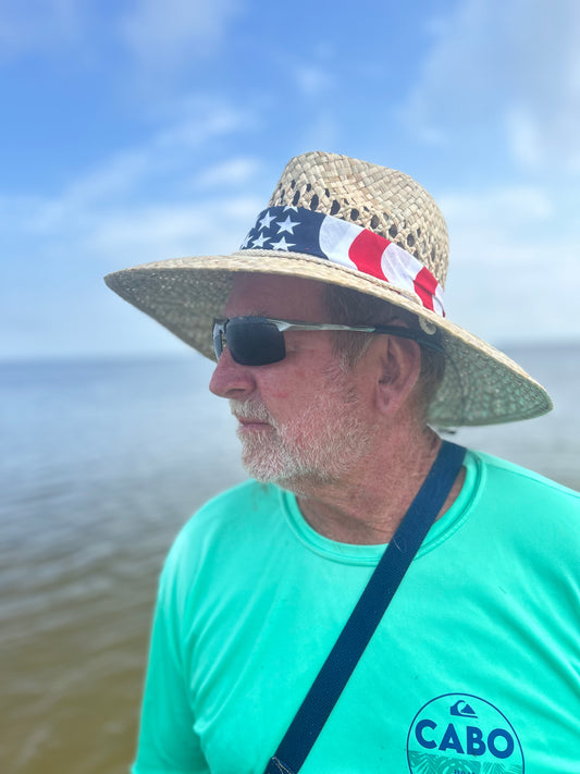American Flag Bandana Sun Hat