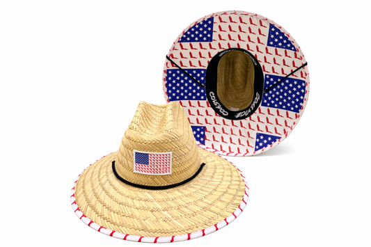 Florida Flag Straw Hat