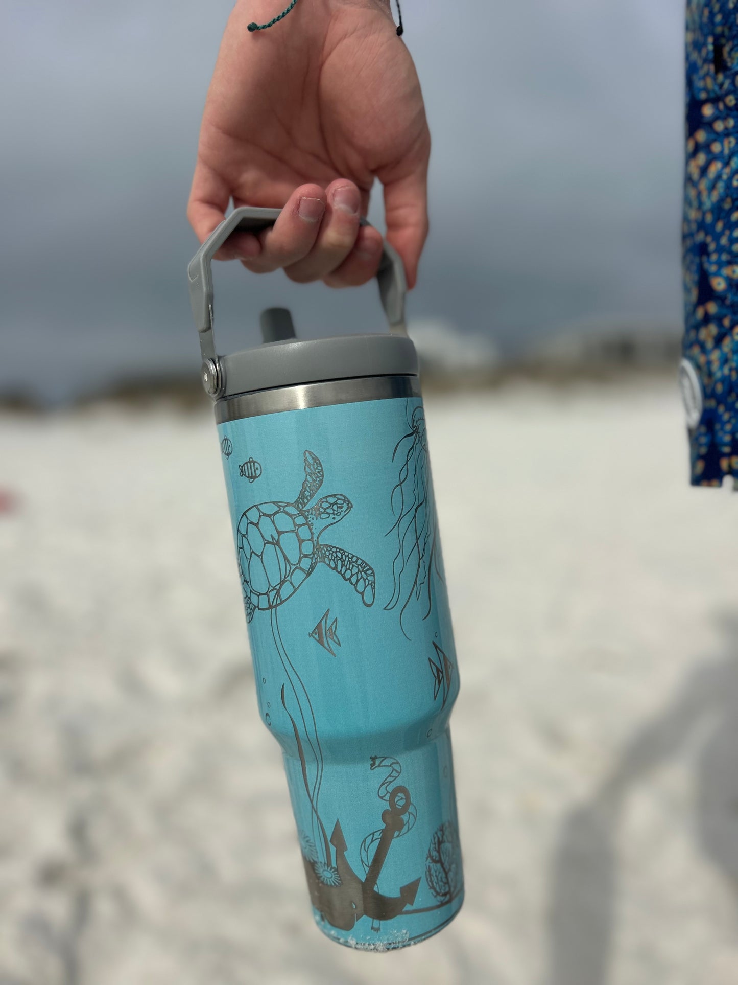 40 oz Tumbler With Top Handle