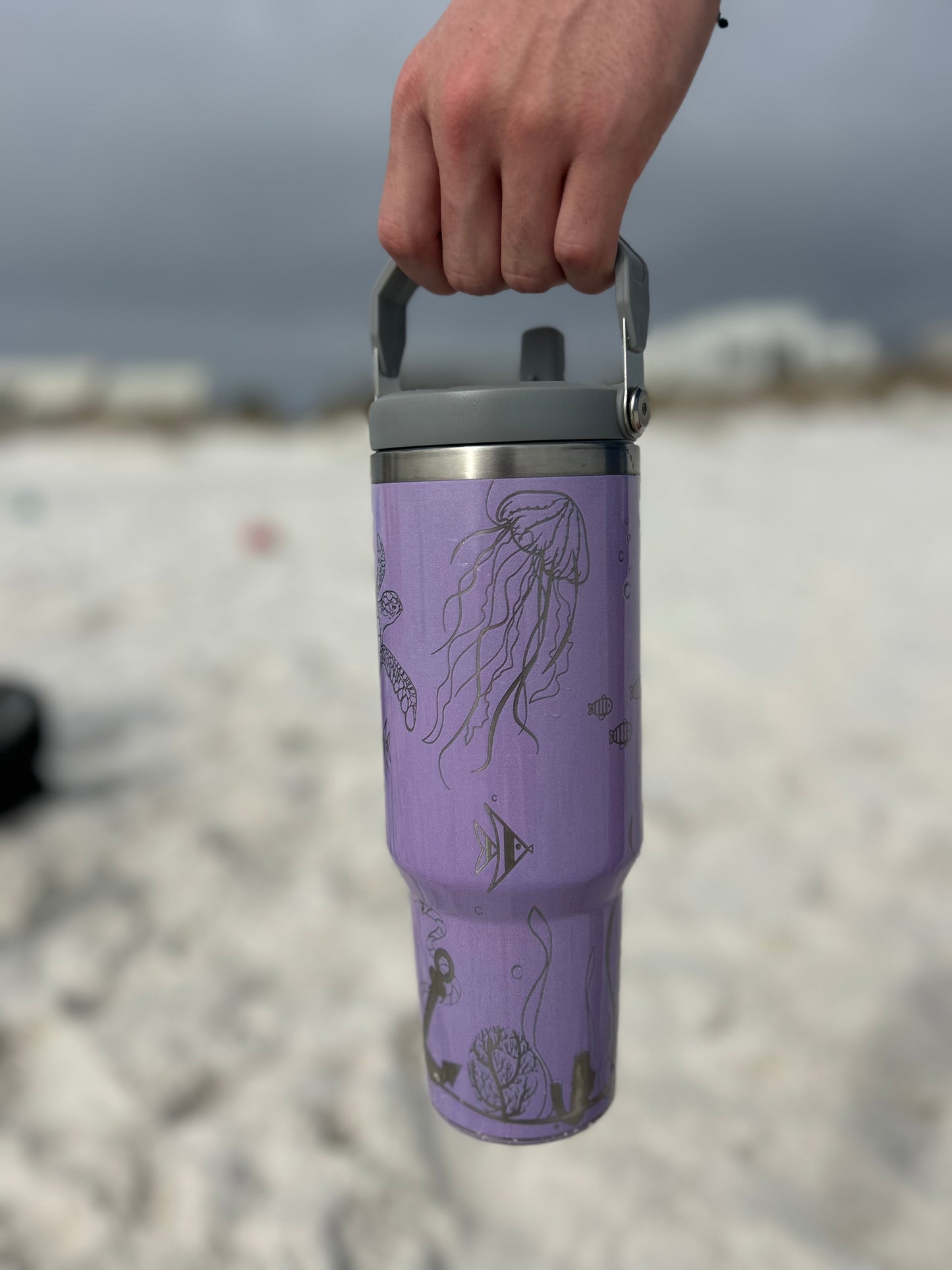 40 oz Tumbler With Top Handle